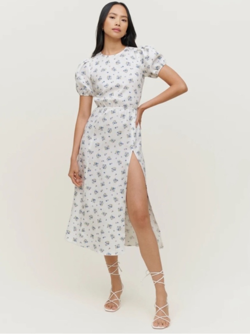 Reformation Anneliese Linen Dress